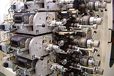 Container printing machines